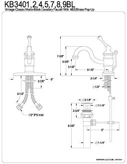   Polished Brass Centerset Bathroom Sink Faucet Plumbing Fixture  